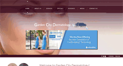 Desktop Screenshot of gardencityderm.com